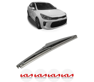Stergator lamela spate KIA RIO IV (YB, SC, FB) din 2017 - 2023, pentru luneta auto, Bosch Twin, din cauciuc siliconat rezistent, 4 Stickere Auto KIA v24498