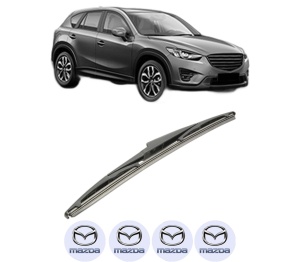 Stergator lamela spate MAZDA CX-5 (KE, GH) din 2011 - 2017, pentru luneta auto, Bosch Twin, din cauciuc siliconat rezistent, 4 Stickere Auto MAZDA v24863