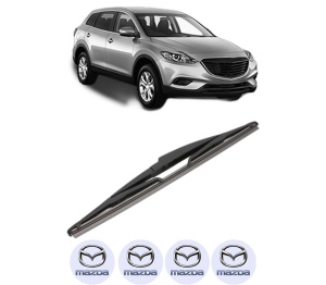 Stergator lamela spate MAZDA CX-9 (TB) din 2006 - 2007, pentru luneta auto, Valeo Silencio, din cauciuc siliconat rezistent, 4 Stickere Auto MAZDA v17488