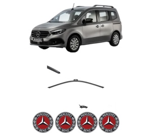 Stergator lamela spate MERCEDES-BENZ CITAN Box Body/MPV (W420) din 2021, pentru luneta auto, Valeo Silencio, din cauciuc siliconat rezistent, 4 Stickere Auto MERCEDES-BENZ v15868