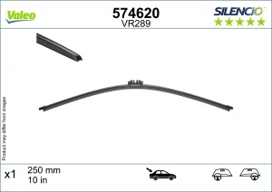Stergator lamela spate MERCEDES-BENZ CITAN Box Body/MPV (W420) din 2021, pentru luneta auto, Valeo Silencio, din cauciuc siliconat rezistent, 4 Stickere Auto MERCEDES-BENZ v15869