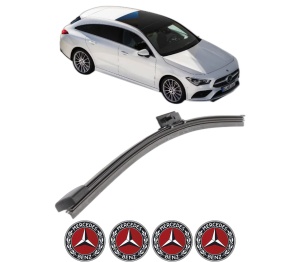 Stergator lamela spate MERCEDES-BENZ CLA Shooting Brake (X118) din 2019, pentru luneta auto, Bosch Aerotwin, din cauciuc siliconat rezistent, 4 Stickere Auto MERCEDES-BENZ v25288