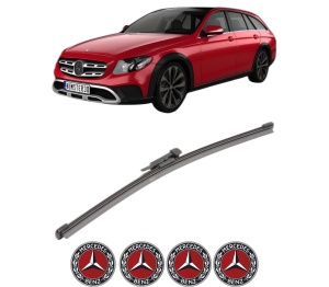 Stergator lamela spate MERCEDES-BENZ E-CLASS T-Model (S213) din 2016 - 2023, pentru luneta auto, Valeo Silencio Xtrm, din cauciuc siliconat rezistent, 4 Stickere Auto MERCEDES-BENZ v17188