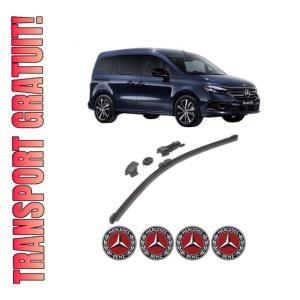 Stergator lamela spate MERCEDES-BENZ EQT (W420) din 2023, pentru luneta auto, Valeo HydroConnect, din cauciuc siliconat rezistent, 4 Stickere Auto MERCEDES-BENZ
