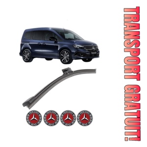 Stergator lamela spate MERCEDES-BENZ EQT (W420) din 2023, pentru luneta auto, Bosch Aerotwin, din cauciuc siliconat rezistent, 4 Stickere Auto MERCEDES-BENZ