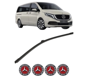 Stergator lamela spate MERCEDES-BENZ EQV (W447) din 2020, pentru luneta auto, Bosch Aerotwin, din cauciuc siliconat rezistent, 4 Stickere Auto MERCEDES-BENZ v26668
