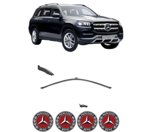 Stergator lamela spate MERCEDES-BENZ GLS (X167) din 2019, pentru luneta auto, Valeo Silencio, din cauciuc siliconat rezistent, 4 Stickere Auto MERCEDES-BENZ v16468