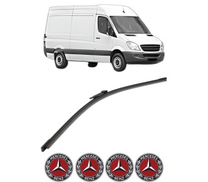 Stergator lamela spate MERCEDES-BENZ SPRINTER 3,5-t Van (B906) din 2006 - 2018, pentru luneta auto, Bosch Aerotwin, din cauciuc siliconat rezistent, 4 Stickere Auto MERCEDES-BENZ v26973