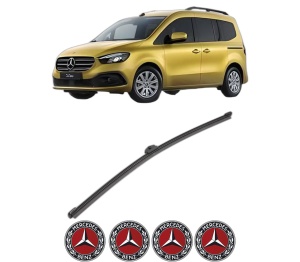 Stergator lamela spate MERCEDES-BENZ T-CLASS MPV (W420) din 2022, pentru luneta auto, Valeo Silencio Xtrm, din cauciuc siliconat rezistent, 4 Stickere Auto MERCEDES-BENZ v17968