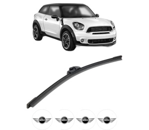 Stergator lamela spate MINI MINI PACEMAN (R61) din 2012 - 2016, pentru luneta auto, Bosch Aerotwin, din cauciuc siliconat rezistent, 4 Stickere Auto MINI v26428