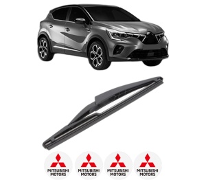 Stergator lamela spate MITSUBISHI ASX (VSX_, VSE_) din 2023, pentru luneta auto, Bosch Twin, din cauciuc siliconat rezistent, 4 Stickere Auto MITSUBISHI v23773