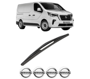 Stergator lamela spate NISSAN PRIMASTAR Van (X82) din 2021, pentru luneta auto, Valeo Silencio, din cauciuc siliconat rezistent, 4 Stickere Auto NISSAN v20308
