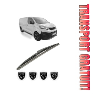 Stergator lamela spate PEUGEOT EXPERT Van (V_) din 2016 - 2024, pentru luneta auto, Bosch Twin, din cauciuc siliconat rezistent, 4 Stickere Auto PEUGEOT