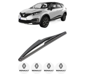Stergator lamela spate RENAULT CAPTUR I (J5_, H5_) din 2013, pentru luneta auto, Valeo Silencio, din cauciuc siliconat rezistent, 4 Stickere Auto RENAULT v21448
