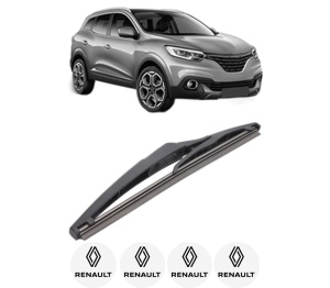 Stergator lamela spate RENAULT KADJAR (HA_, HL_) din 2015, pentru luneta auto, Bosch Twin, din cauciuc siliconat rezistent, 4 Stickere Auto RENAULT v33018