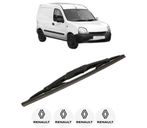 Stergator lamela spate RENAULT KANGOO Express (FC0/1_) din 1997 - 2008, pentru luneta auto, Bosch Twin, din cauciuc siliconat rezistent, 4 Stickere Auto RENAULT v30858
