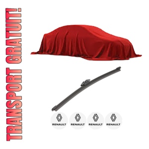 Stergator lamela spate RENAULT SCENIC E-TECH PHASE I din 2023, pentru luneta auto, Valeo Silencio, din cauciuc siliconat rezistent, 4 Stickere Auto RENAULT
