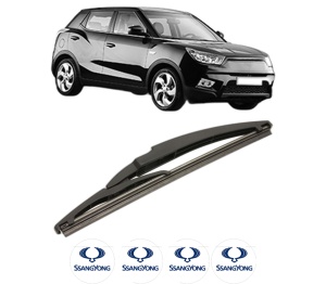 Stergator lamela spate SSANGYONG TIVOLI din 2015, pentru luneta auto, Bosch Twin, din cauciuc siliconat rezistent, 4 Stickere Auto SSANGYONG v22809