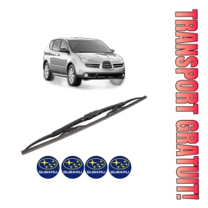 Stergator lamela spate SUBARU TRIBECA (B9) din 2005, pentru luneta auto, Bosch Twin, din cauciuc siliconat rezistent, 4 Stickere Auto SUBARU