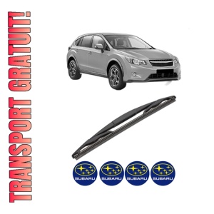 Stergator lamela spate SUBARU XV (_GP_) din 2012 - 2017, pentru luneta auto, Valeo Silencio, din cauciuc siliconat rezistent, 4 Stickere Auto SUBARU