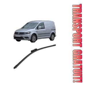 Stergator lamela spate Volkswagen CADDY ALLTRACK IV Box Body/MPV (SAA) din 2015 - 2020, pentru luneta auto, Bosch Aerotwin, din cauciuc siliconat rezistent, 4 Stickere Auto VW