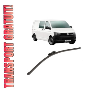 Stergator lamela spate Volkswagen TRANSPORTER T6 / CARAVELLE T6 Bus (SGB, SGJ, SHB, SHJ) din 2015 - 2024, pentru luneta auto, Valeo Silencio Xtrm, din cauciuc siliconat rezistent, 4 Stickere Auto VW
