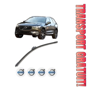Stergator lamela spate VOLVO XC60 II (246) din 2017 - 2022, pentru luneta auto, Bosch Aerotwin, din cauciuc siliconat rezistent, 4 Stickere Auto VOLVO
