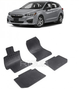 Subaru Impreza Wrx, Hatchback, fabricat din 2014 - Prezent, set covorase auto dedicate, din cauciuc 100% Premium accesorii pentru autoturismul tau - masina v160698