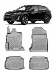 Subaru Xv E-Boxer Din 12.2019 - Prezent, Suv , Set Covorase Auto Tip Tavita Premium 3D, din cauciuc accesorii pentru autoturismul tau - masina v163229
