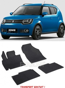 Suzuki Ignis III, Hatchback, fabricat din 01.2017 - Prezent, set covorase auto dedicate, din cauciuc 100% Premium - Transport Gratuit accesorii pentru autoturismul tau - masina v37617