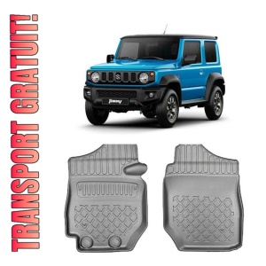 Suzuki Jimny Din 2021 - Prezent, Suv , Set Covorase Auto Tip Tavita Premium 3D, din cauciuc