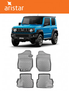 Suzuki Jimny II, Suv, Din 10.2018 - Prezent , Set Covorase Auto Tip Tavita Premium 3D, din cauciuc accesorii pentru autoturismul tau - masina v169724