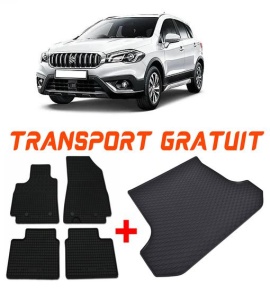 Suzuki Sx4 S-Cross Hybrid din 02.2020 - Prezent Suv Portbagaj Superior *1, Set Covorase + tavita portbagaj auto accesorii pentru autoturismul tau - masina v2940