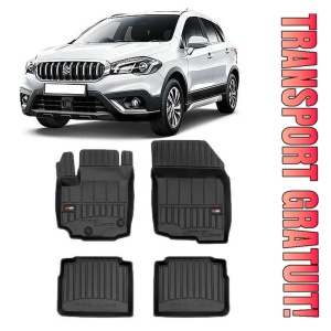 Suzuki Sx4 S-Cross Hybrid Din 02.2020 - Prezent, Suv , Set Covorase Auto Tip Tavita Premium 3D, din cauciuc