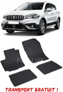 Suzuki Sx4 S-Cross Hybrid, Suv, fabricat din 02.2020 - Prezent, set covorase auto dedicate, din cauciuc 100% Premium - Transport Gratuit accesorii pentru autoturismul tau - masina v37596