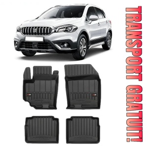 Suzuki Sx4 S-Cross, Suv, Din 09.2013 - 2019 , Set Covorase Auto Tip Tavita Premium 3D, din cauciuc