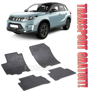 Suzuki VItara Hybrid, Suv, fabricat din 01.2020 - Prezent, set covorase auto dedicate, din cauciuc 100% Premium