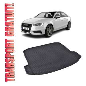 Tavita Portbagaj AUDI A3 Sedan 2012-2020, protectie portbagaj, din cauciuc 100%, pentru autoturismul AUDI A3 Sedan