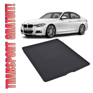 Tavita Portbagaj BMW Seria 3 Sedan F30 2012-2019, protectie portbagaj, din cauciuc 100%, pentru autoturismul BMW Seria 3 Sedan