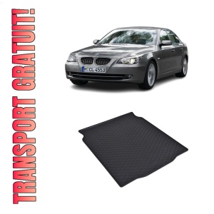 Tavita Portbagaj BMW Seria 5 Sedan E60 2003-2010, protectie portbagaj, din cauciuc 100%, pentru autoturismul BMW Seria 5 Sedan