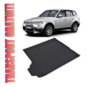 Tavita Portbagaj BMW X3 E83 din 2004 - 2010, protectie portbagaj, din cauciuc 100%, pentru autoturismul BMW Seria X3
