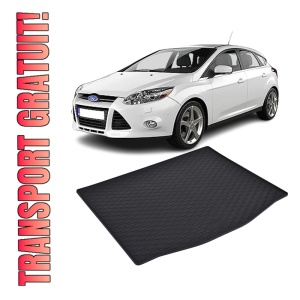 Tavita Portbagaj FORD Focus Hatchback 2011-2018, protectie portbagaj, din cauciuc 100%, pentru autoturismul FORD Focus Hatchback