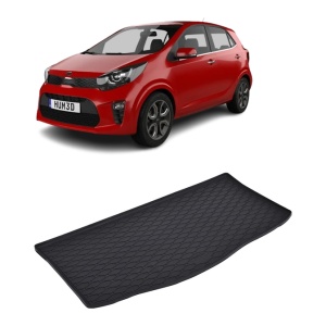 Tavita Portbagaj KIA Picanto 2017-prezent, protectie portbagaj, din cauciuc 100%, pentru autoturismul KIA Picanto