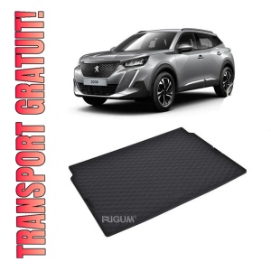 Tavita Portbagaj PEUGEOT 2008 2020-prezent, protectie portbagaj, din cauciuc 100%, pentru autoturismul PEUGEOT 2008