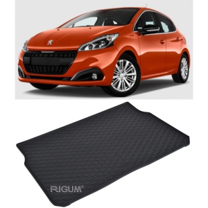 Tavita Portbagaj PEUGEOT 208 Hatchback 2012-2019, protectie portbagaj, din cauciuc 100%, pentru autoturismul PEUGEOT 208 Hatchback