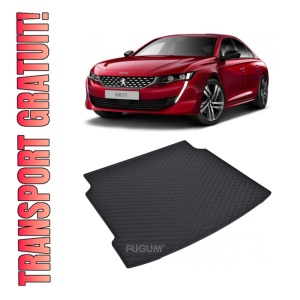 Tavita Portbagaj PEUGEOT 508 Fastback PHEV 2019-prezent, protectie portbagaj, din cauciuc 100%, pentru autoturismul PEUGEOT 508 Fastback