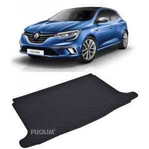 Tavita Portbagaj RENAULT Megane Hatchback 2016-prezent, protectie portbagaj, din cauciuc 100%, pentru autoturismul RENAULT Megane Hatchback