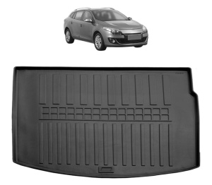 Tavita Portbagaj RENAULT MEGANE III COMBI, FARA BUZUNARE din 2008-2015, Protectie Portbagaj Auto - Img 7