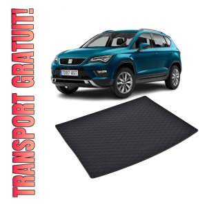 Tavita Portbagaj SEAT Ateca 4x4 2016-prezent, protectie portbagaj, din cauciuc 100%, pentru autoturismul SEAT Ateca 4x4