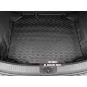 Tavita Portbagaj SEAT Leon Hatchback 2013-2020, protectie portbagaj, din cauciuc 100%, pentru autoturismul SEAT Leon Hatchback